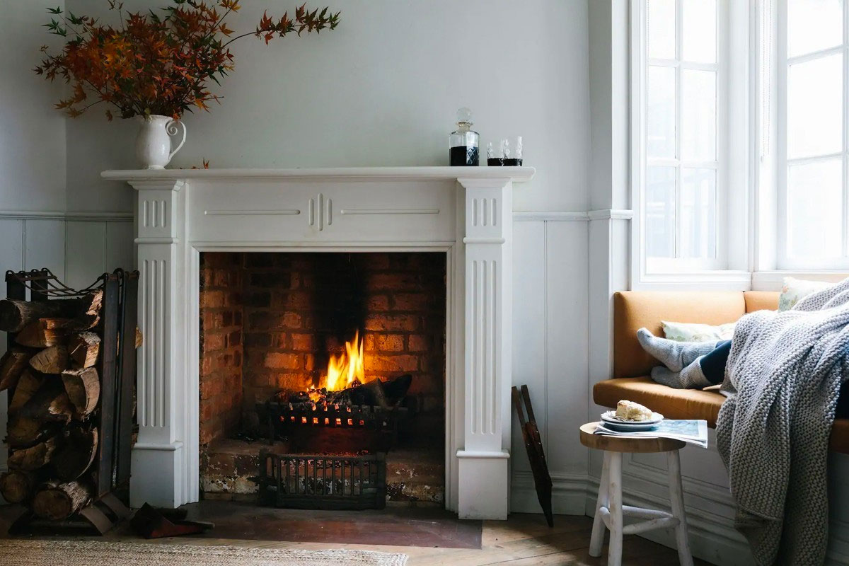 Acre of Roses | Slow Stays with fireplaces